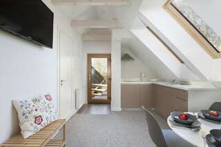 Отели типа «постель и завтрак» Kashubian Lodge & SPA Пшивидз Семейный номер-студио-11