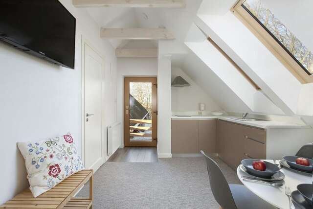 Отели типа «постель и завтрак» Kashubian Lodge & SPA Пшивидз-14