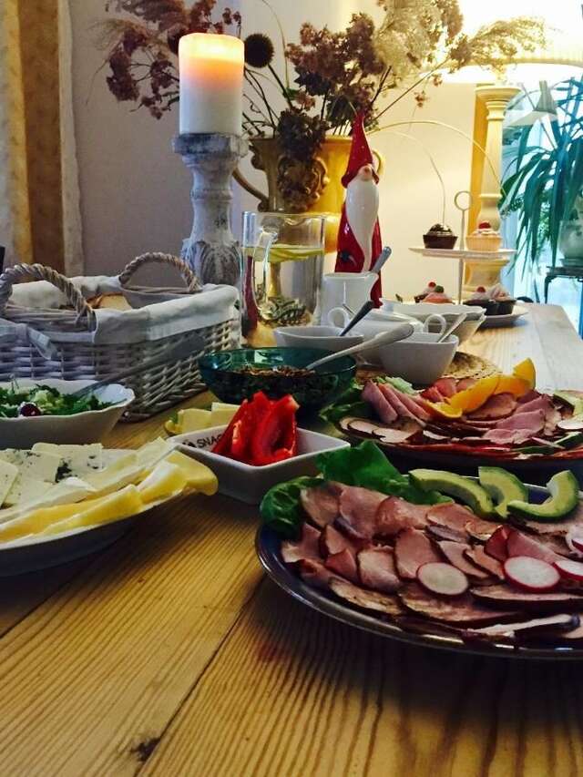 Отели типа «постель и завтрак» Kashubian Lodge & SPA Пшивидз-42