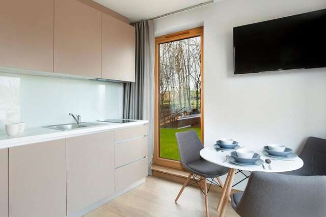 Отели типа «постель и завтрак» Kashubian Lodge & SPA Пшивидз-46